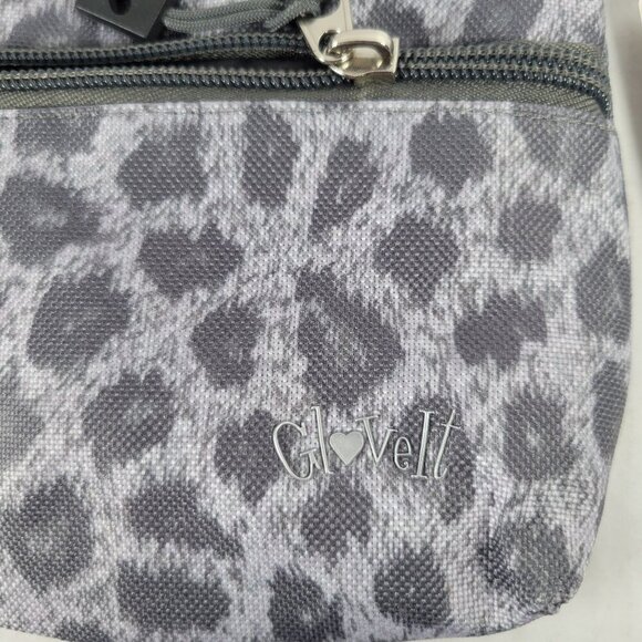 GloveIt Leopard Print Golf Outdoor Workout Casual Adjustable Crossbody Bag - Picture 2 of 6